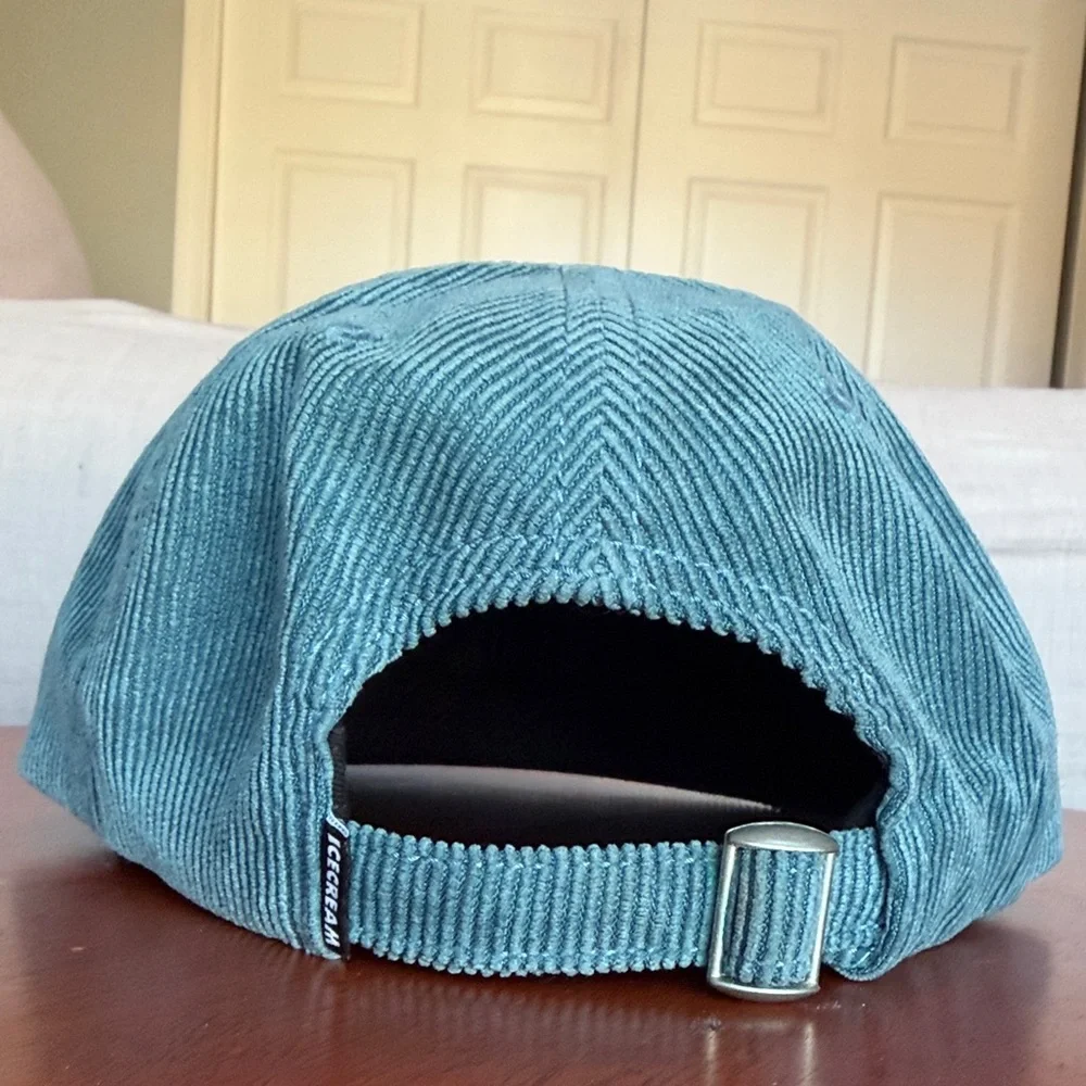 Icecream “ROCKET ”Teal Corduroy Cap - Picture 2 of 4